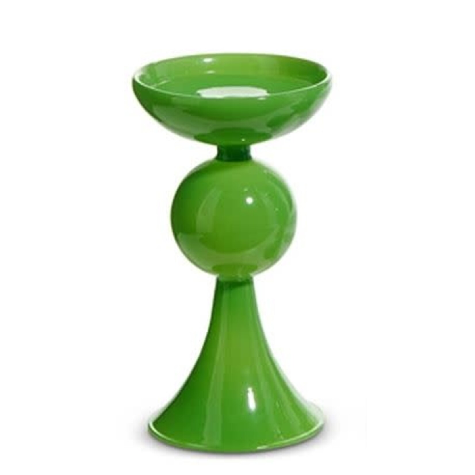 RAZ Imports Green Candle Holder