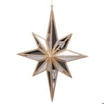 RAZ Imports Mirrored North Star Ornament 17"
