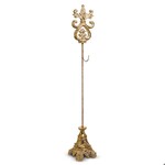 RAZ Imports Gold Acanthus Wreath Stand 32.5"