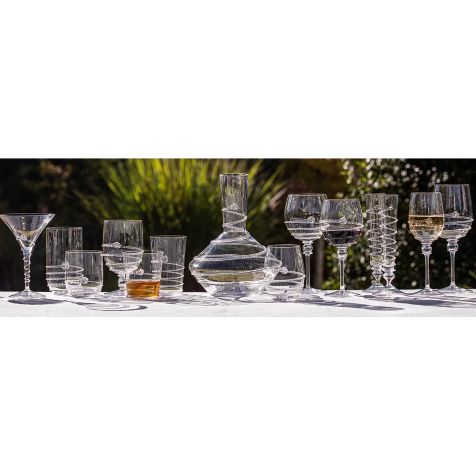 Juliska Amalia Cocktail Coupe Glasses Set of 2