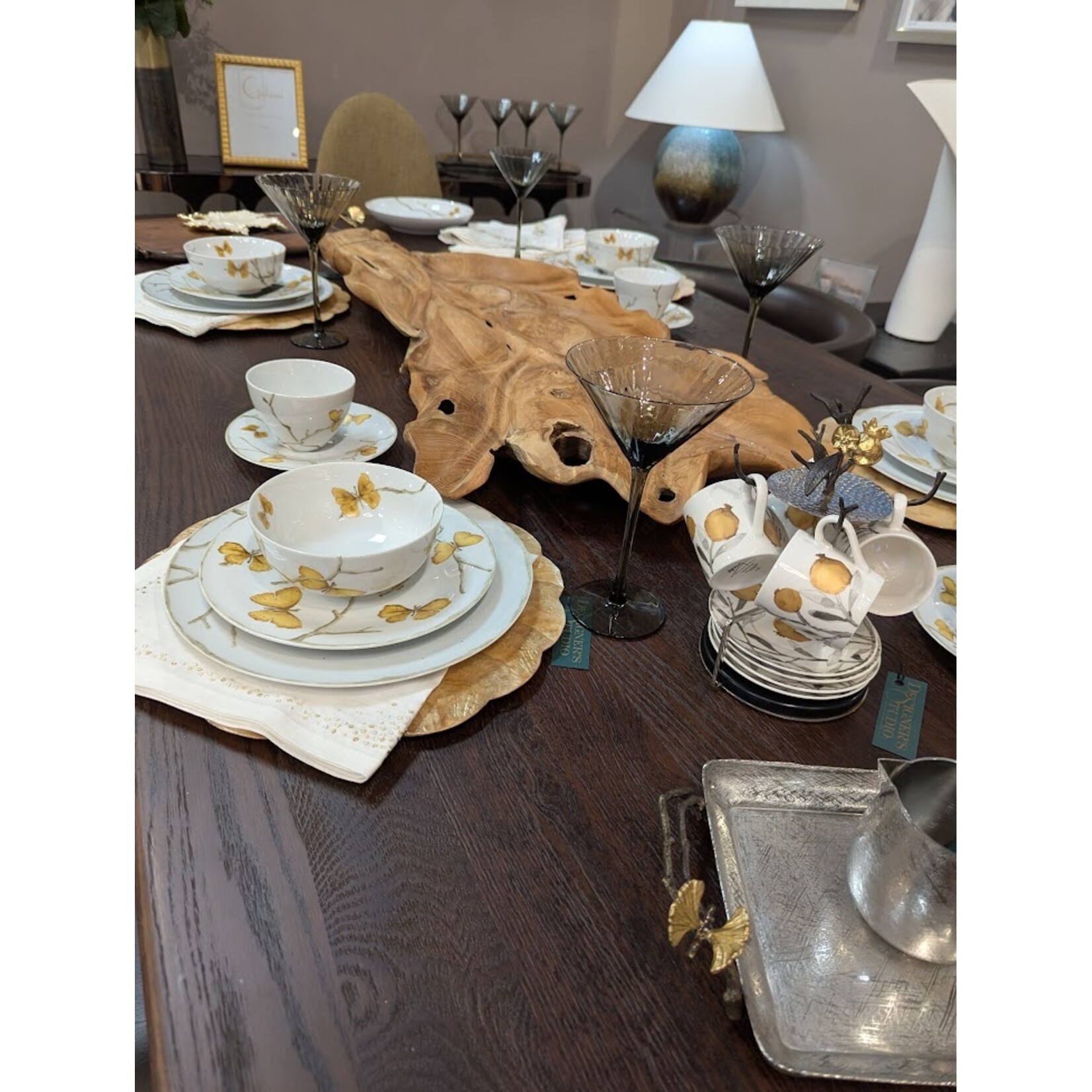 Michael Aram Butterfly Ginkgo Pasta Bowl Gold