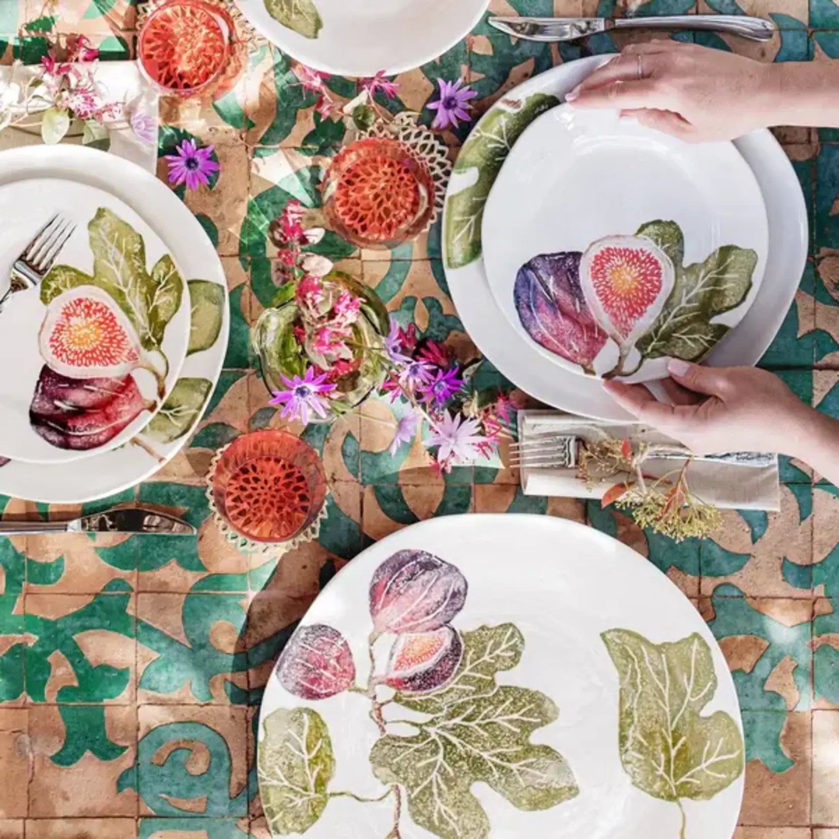 Vietri Fico Round Platter
