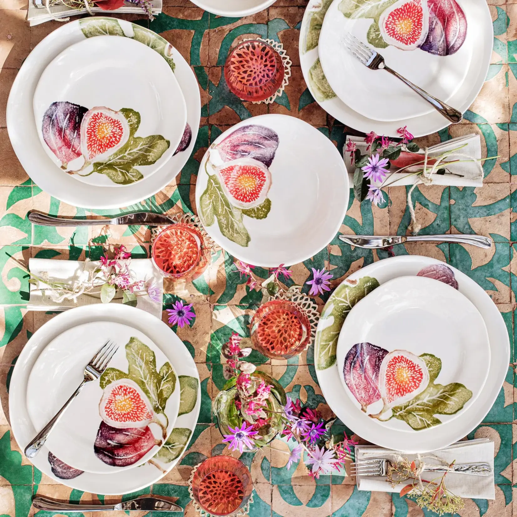 Vietri Fico Pasta Bowl