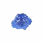 Vietri Ostrica Glass Blue Small Plate Vietri Ostrica Glass Blue Small Plate