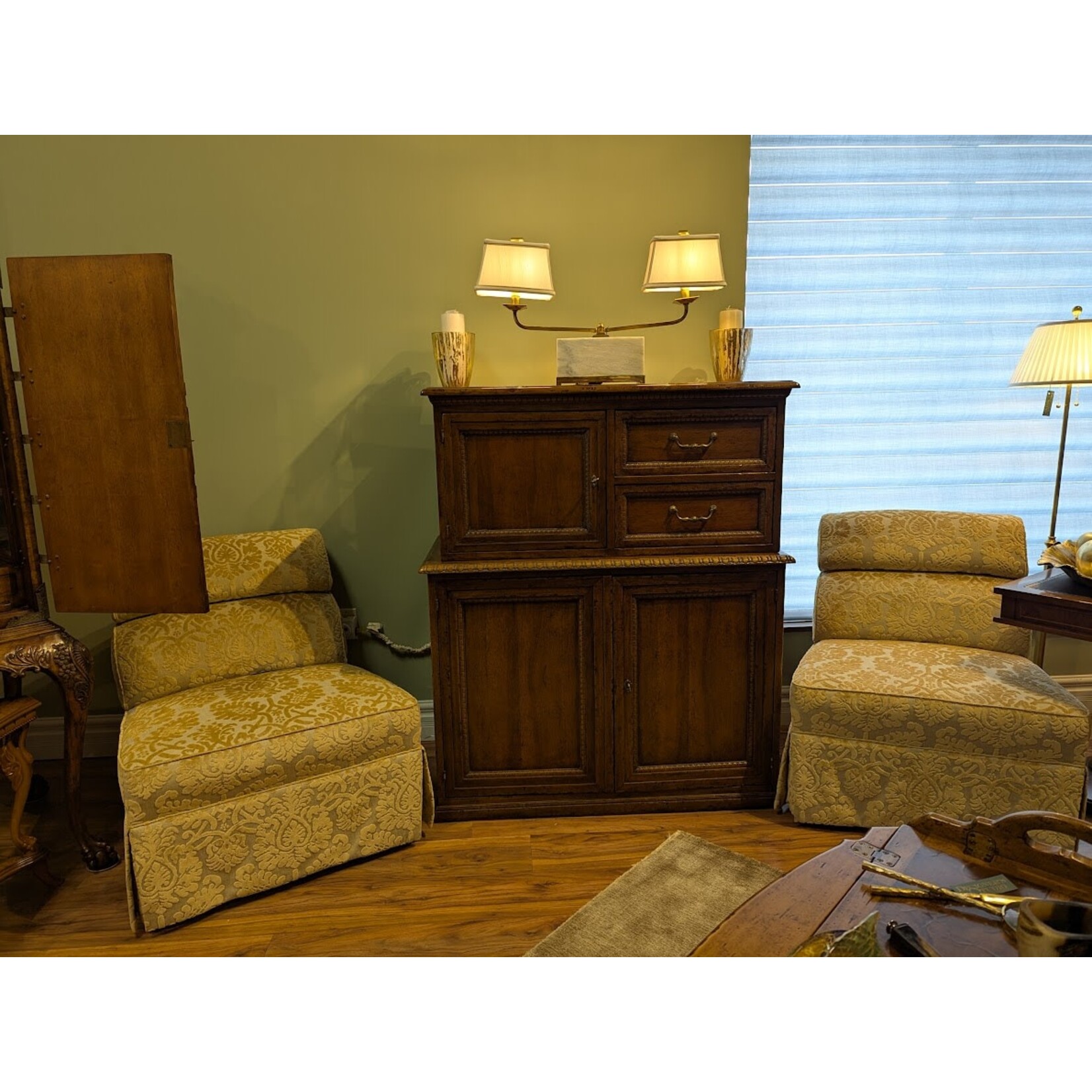 David Michael Center Cabinet for Travelers Chest