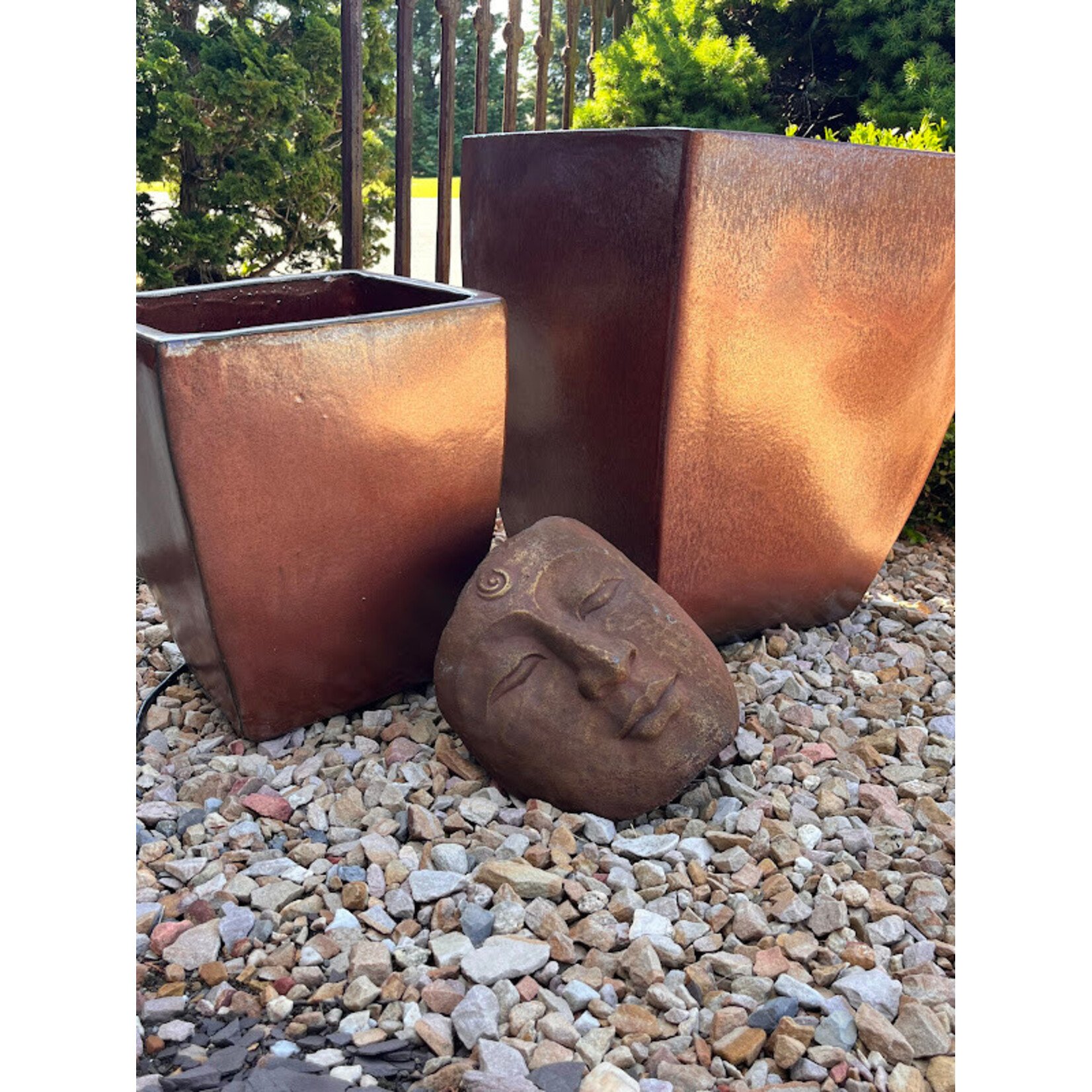 Campania Blake Colorful Glazed Planter