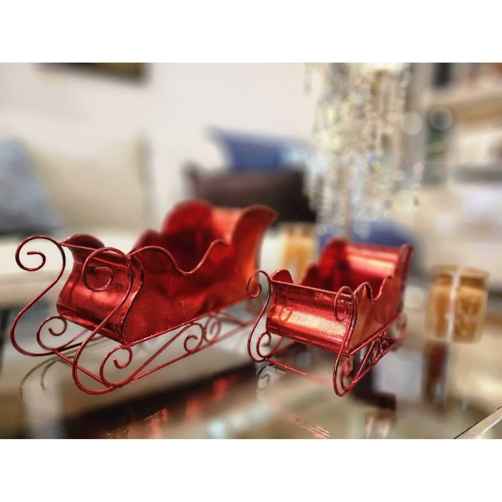RAZ Imports Red Sleigh