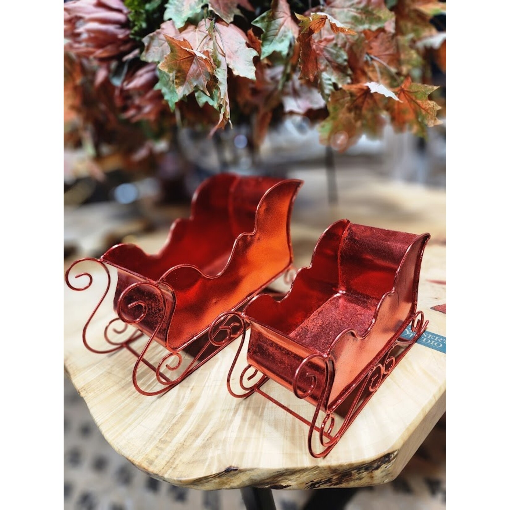 RAZ Imports Red Sleigh