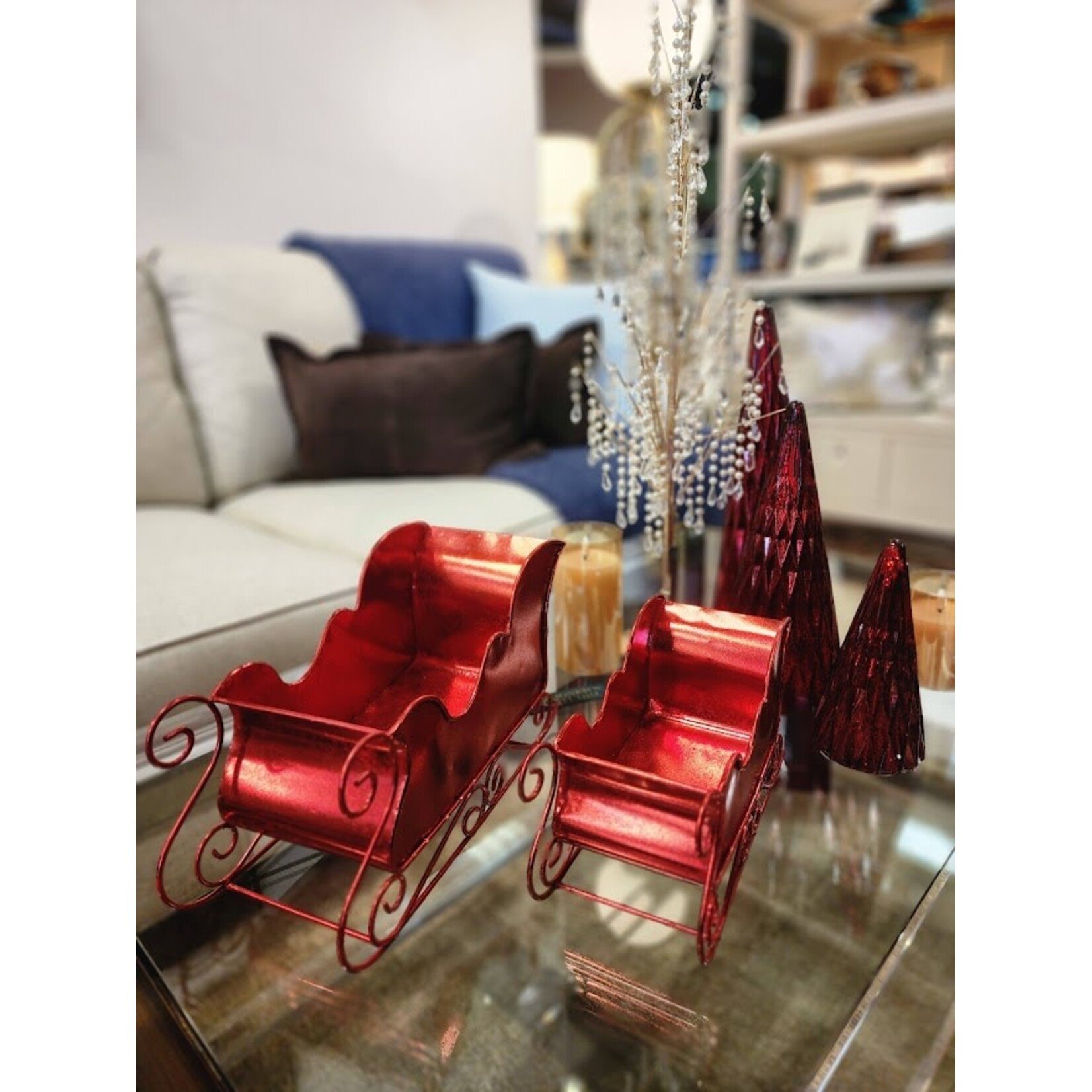 RAZ Imports Red Sleigh