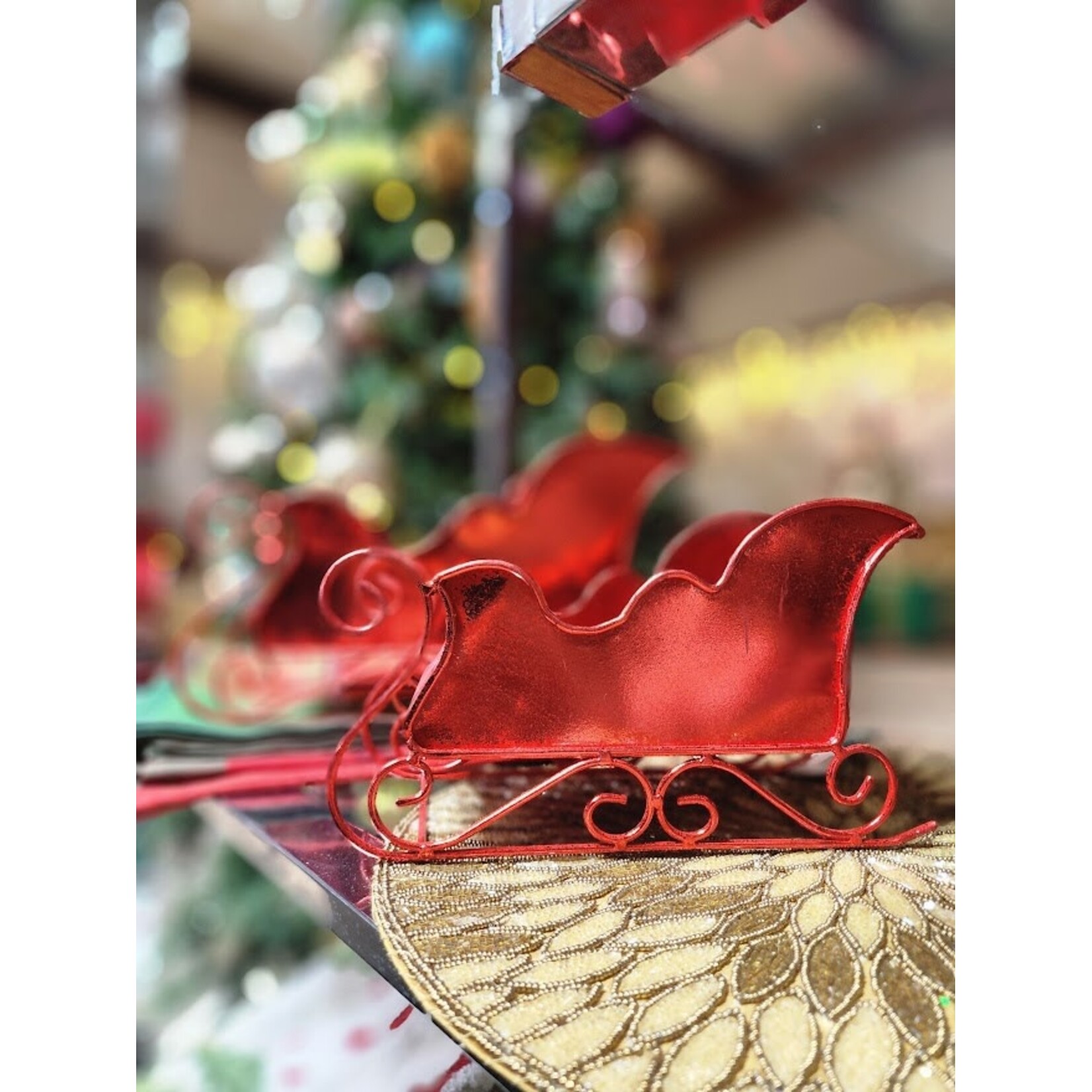 RAZ Imports Red Sleigh