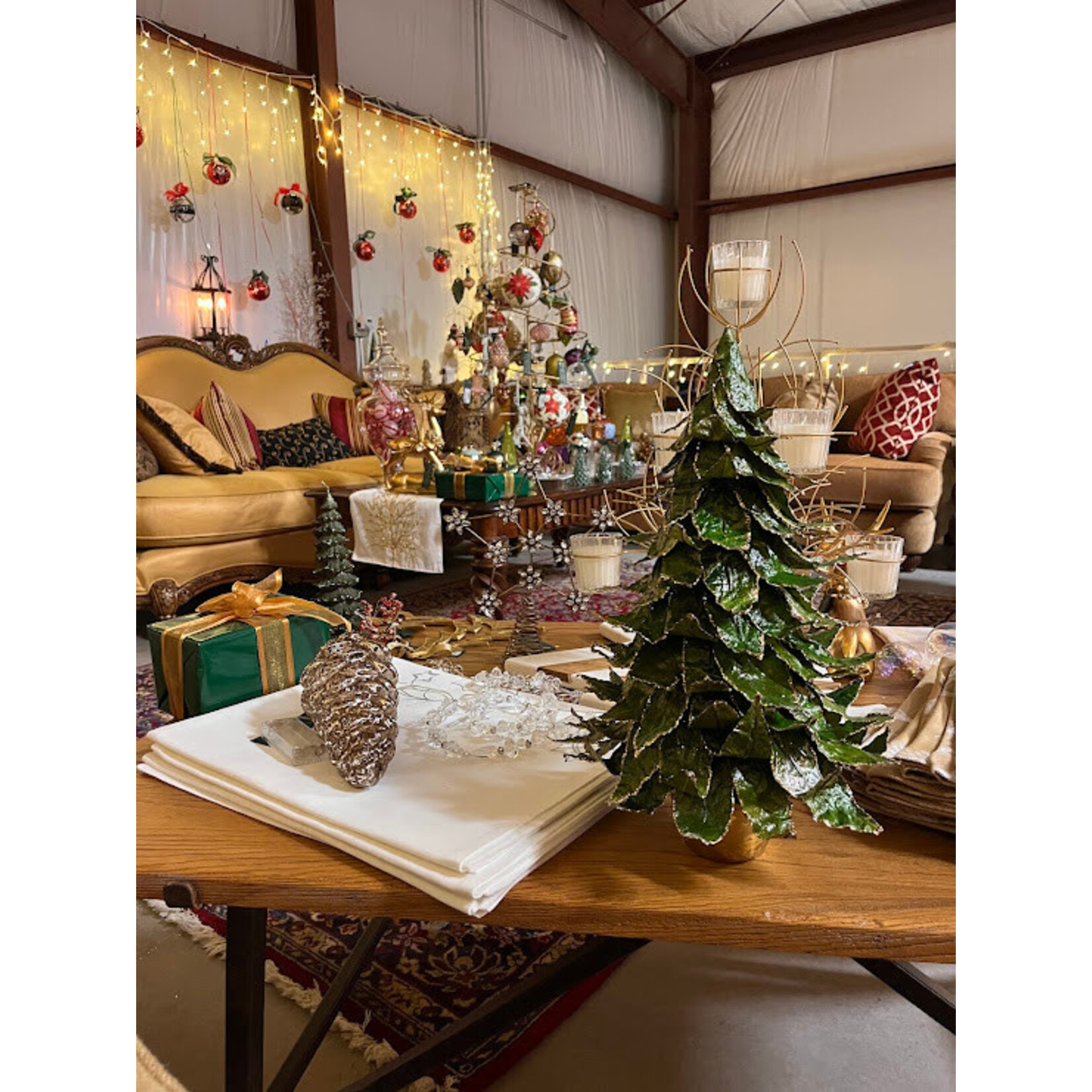 Zodax Natural Leaf Tree on Pot Green