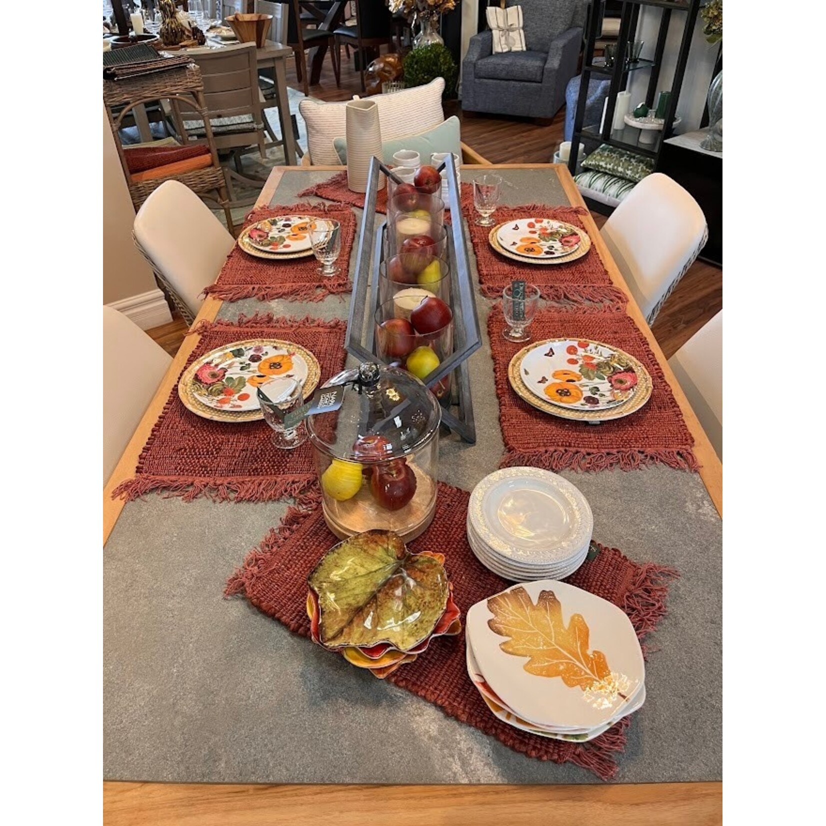 Napa Home and Garden Rae Woven Fringe Placemat