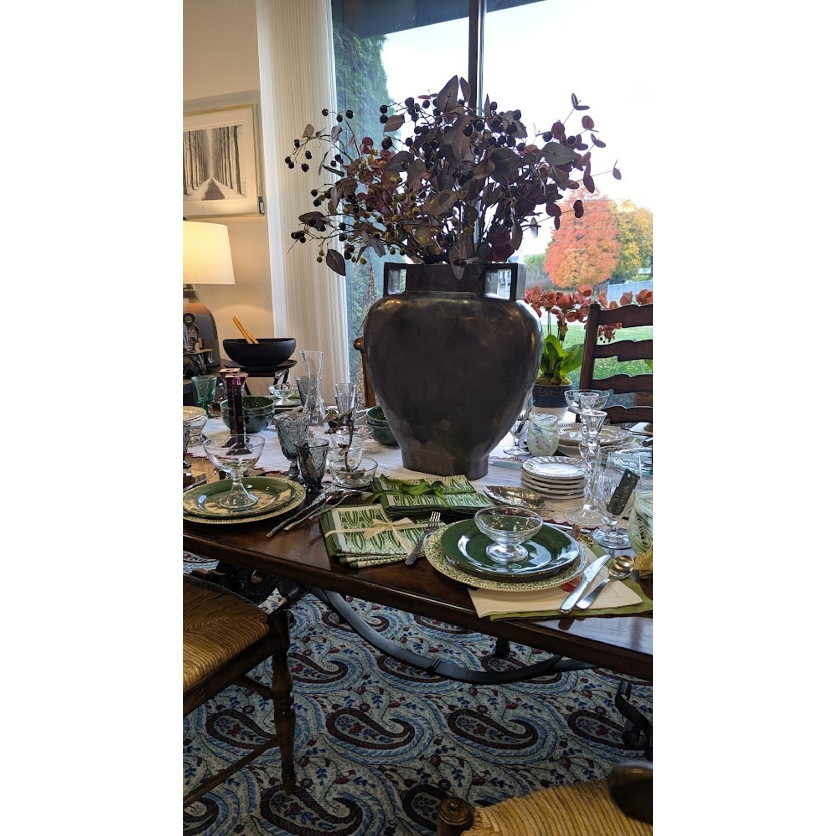 Tozai Handled Flat Vase Large