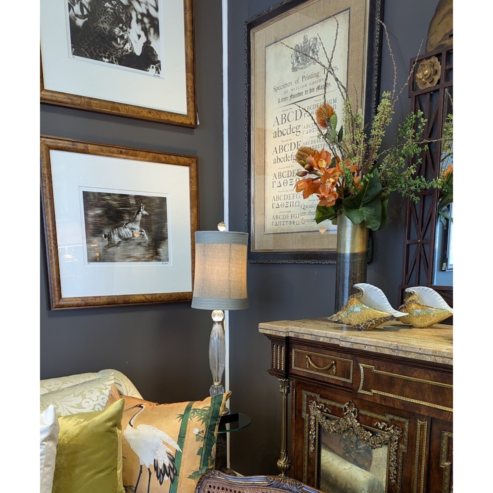 Wildwood Fluted Crystal Lamp