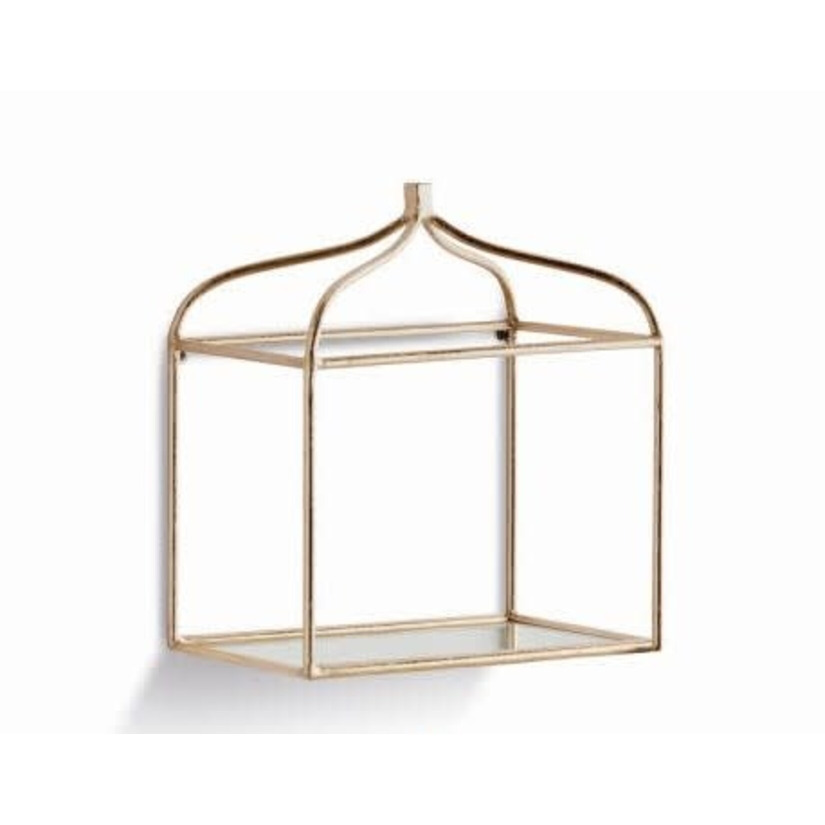 Napa Home and Garden Abbey Mirrored Wall Shelf Small