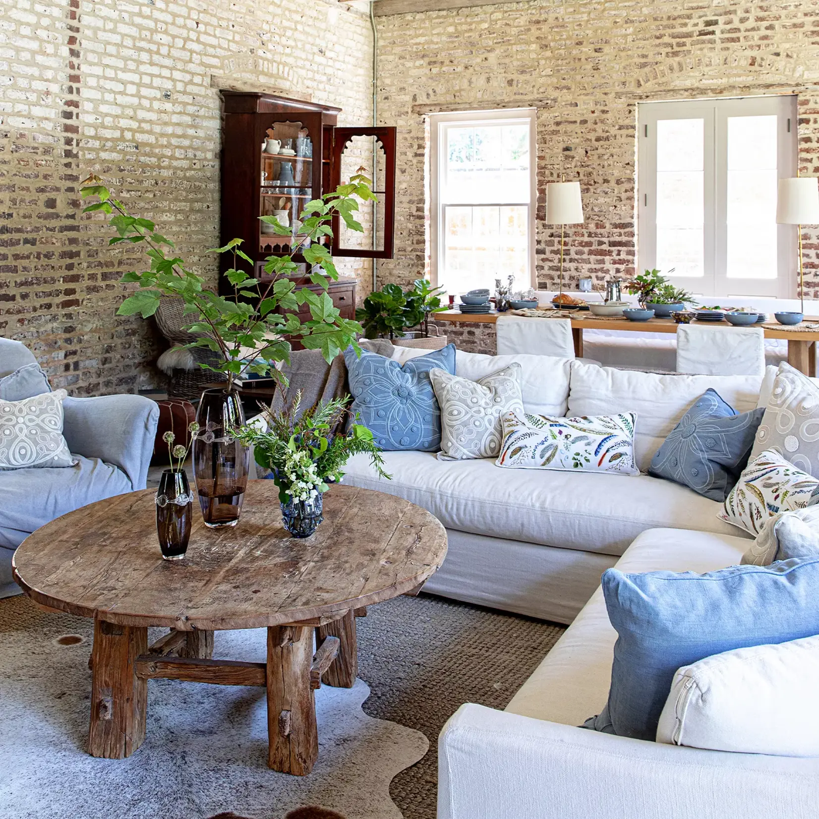 Juliska Ines 14 in Vase Espresso Brown