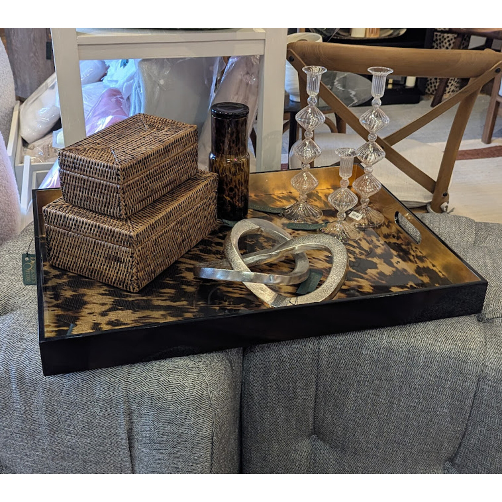 Napa Home and Garden Burma Rattan Rectangular Lidded Boxes Set of 2