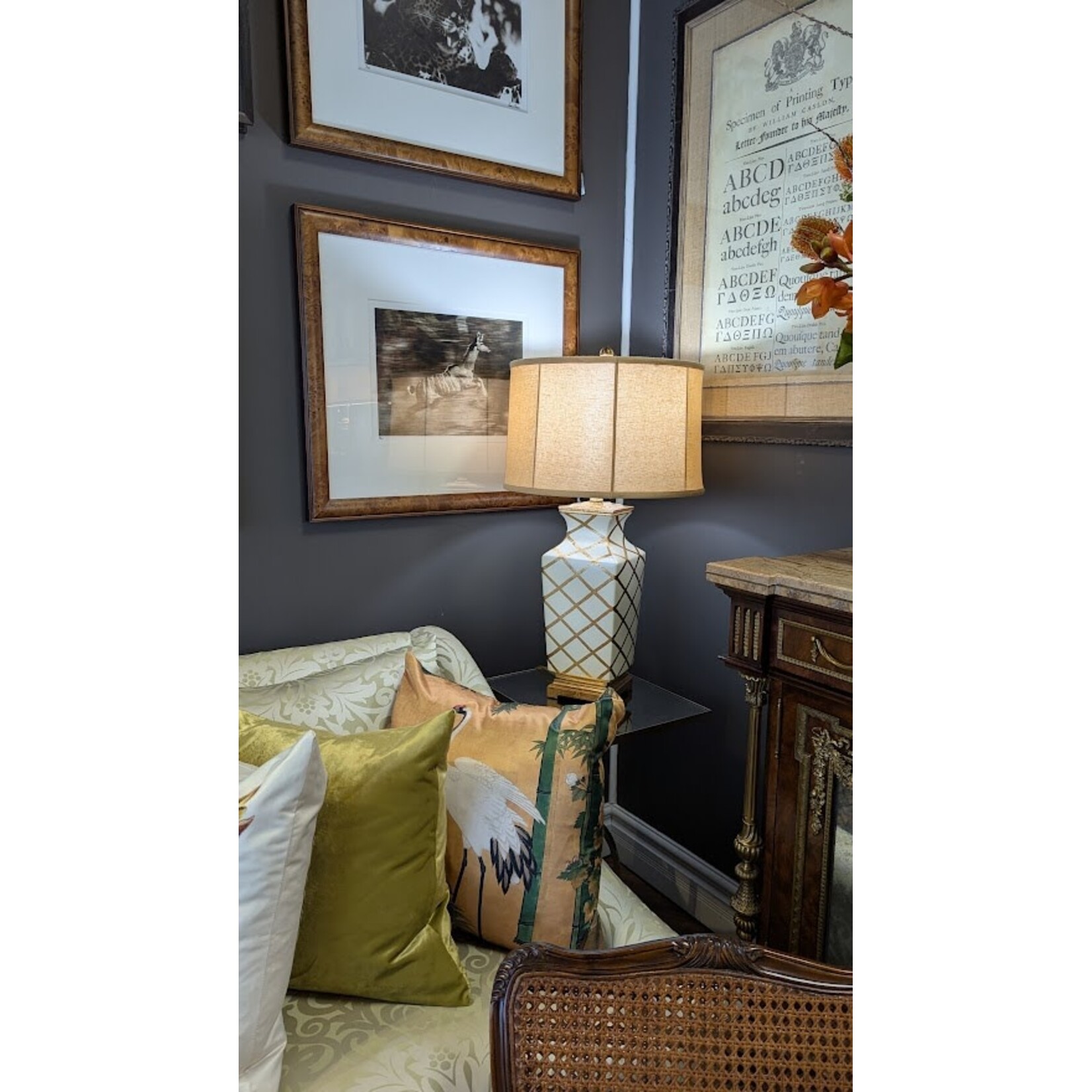 Wildwood Gold Diamond Table Lamp