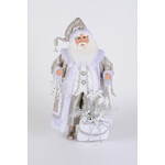 Karen Didion Originals Lighted White Christmas Santa