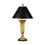 Wildwood Cedric Lamp with Black Shade