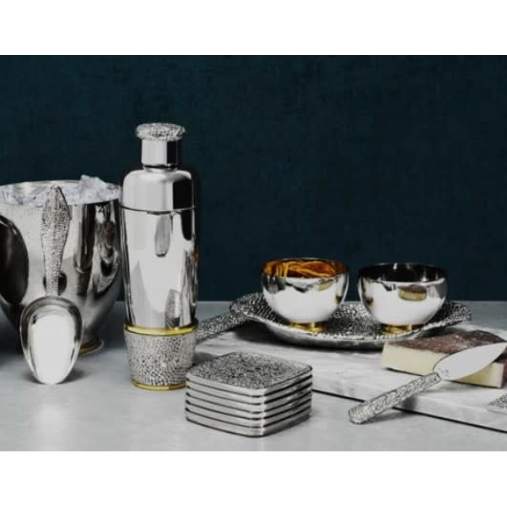 Michael Aram Shagreen Coaster Set of 6