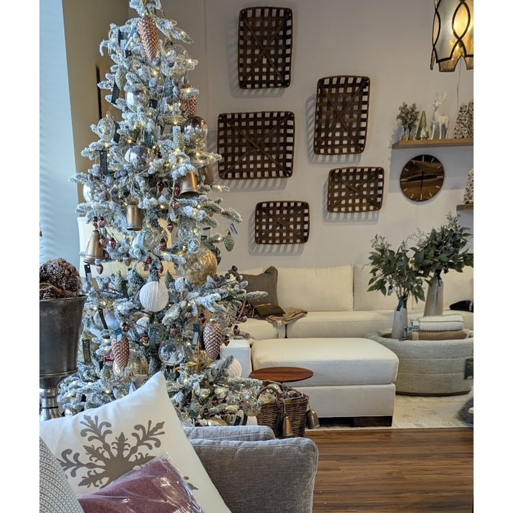 RAZ Imports Ivory Cable Knit Ball Ornament 4.5"