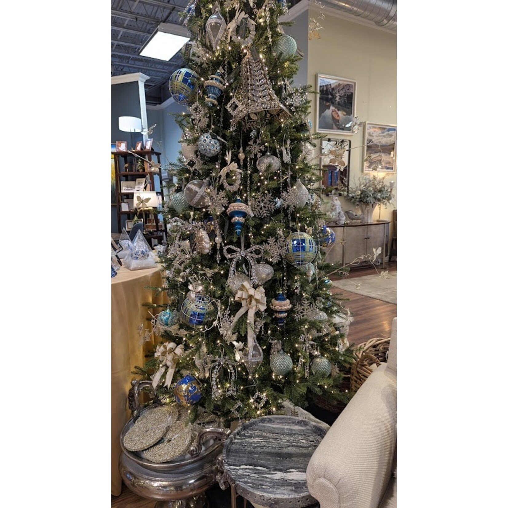 RAZ Imports Clear Jeweled Bell Ornament 12.5"