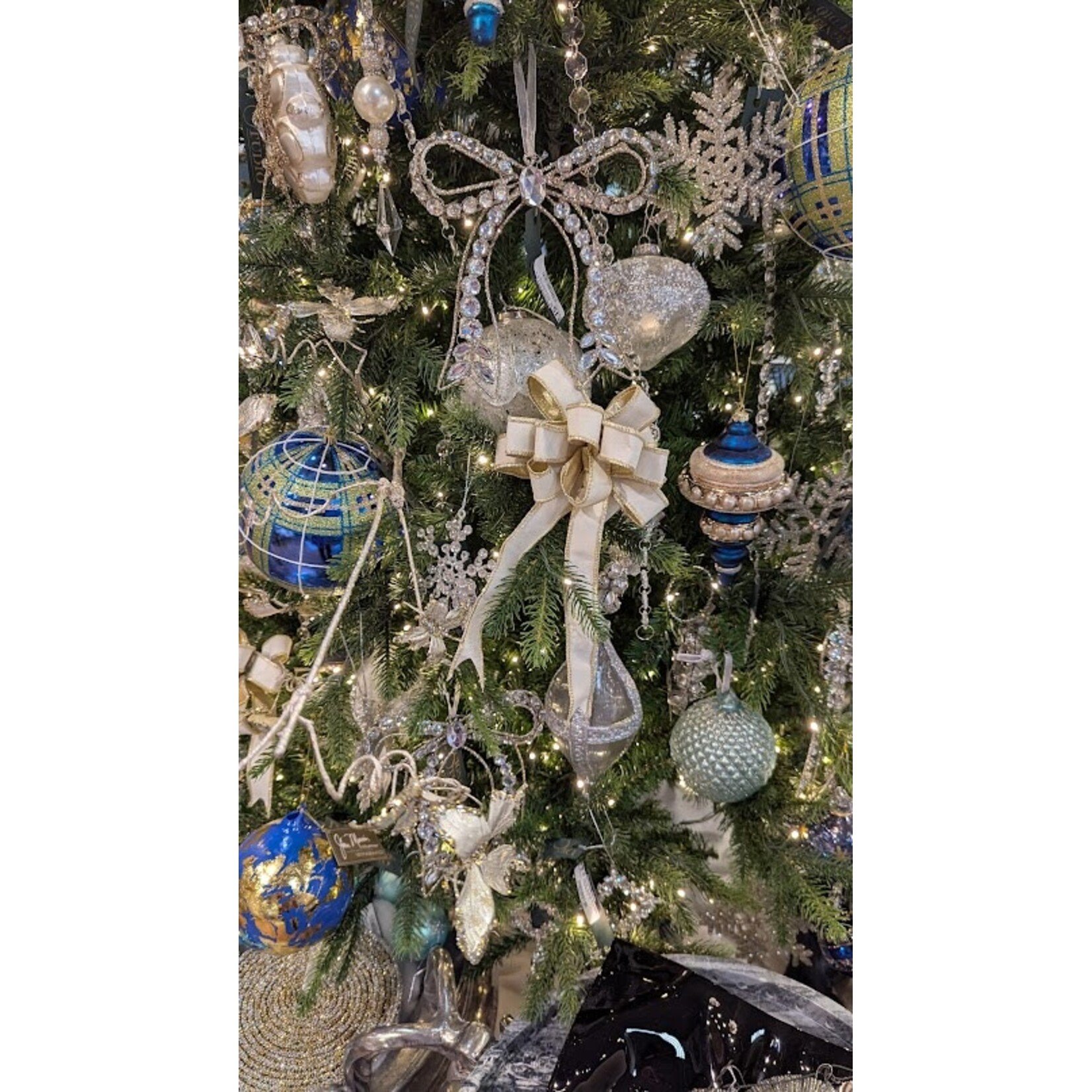 RAZ Imports Crystal Jeweled Snowflake Ornament 4"