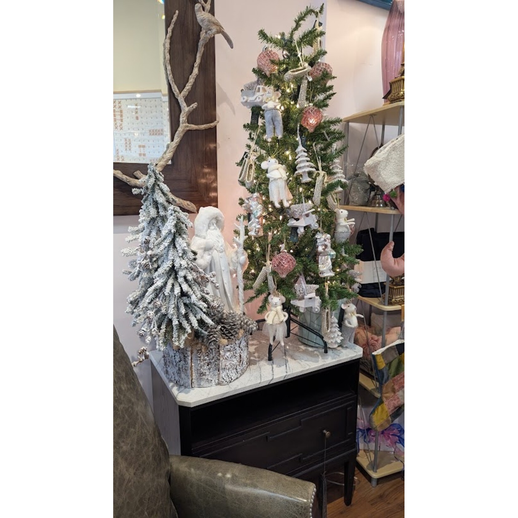 RAZ Imports Crowned Mouse Ornament 6.75"