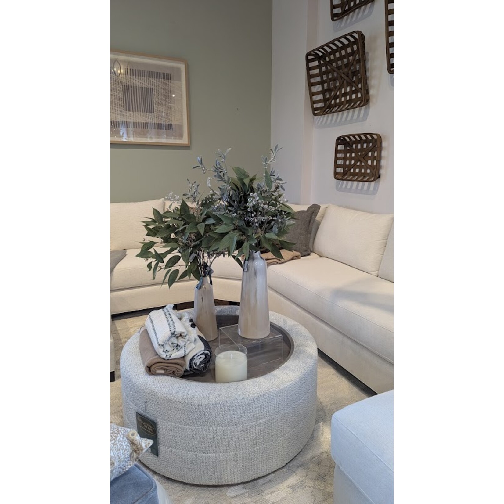 Napa Home and Garden Eucalyptus Seed Stem 41"