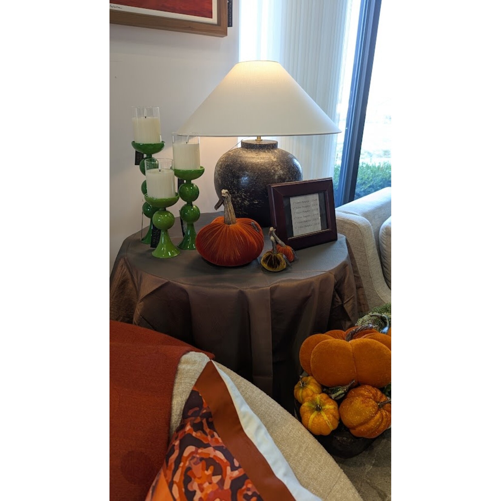 RAZ Imports Green Candle Holder