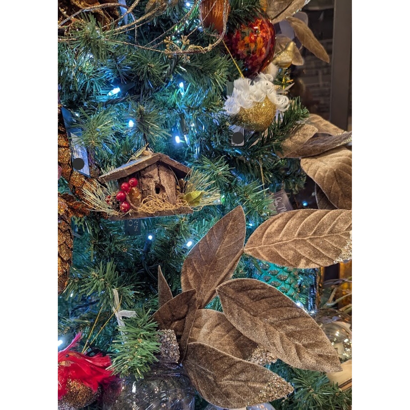 Katherine's Collection Vintage Twiggy Knoll Birdhouse Ornament