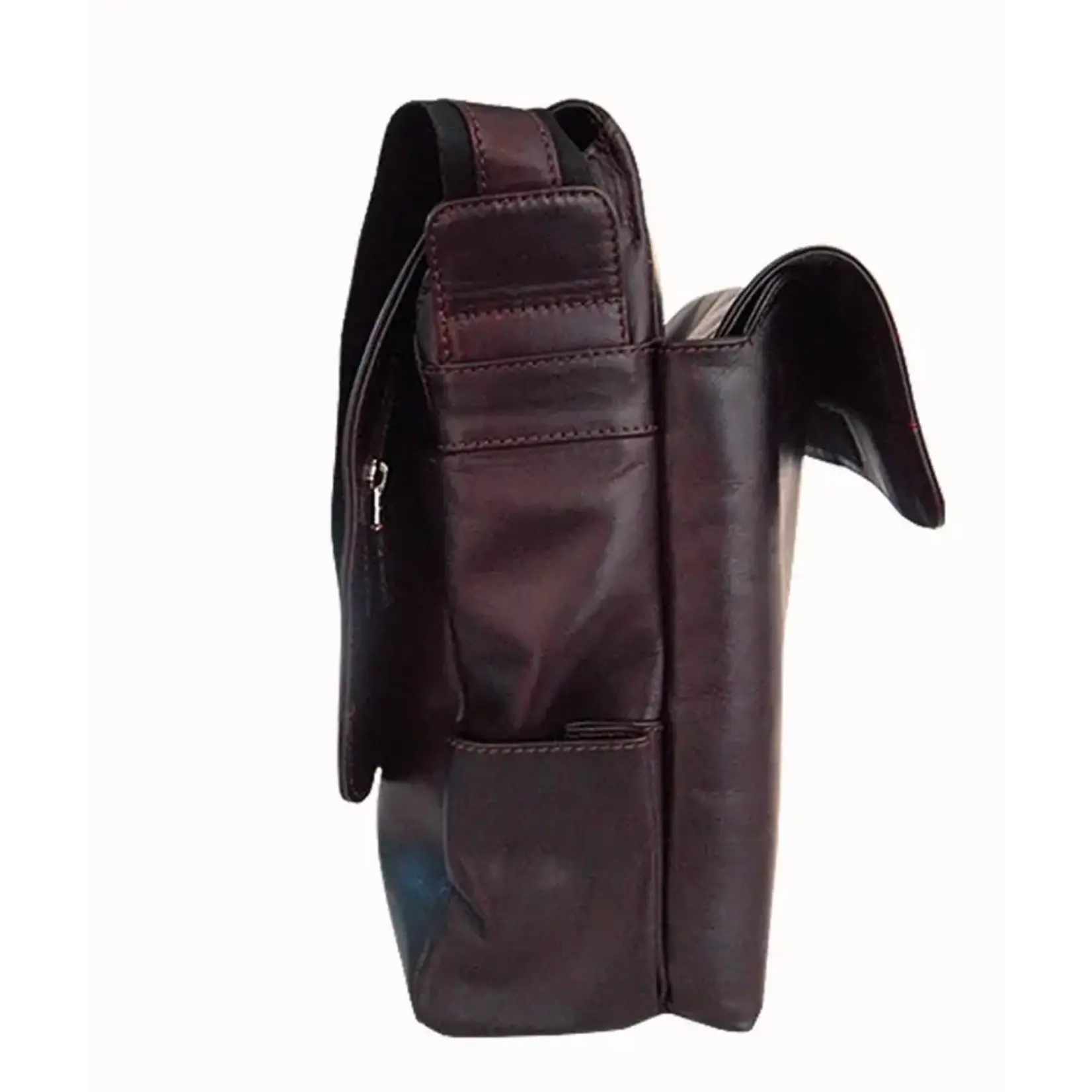 John Cole Ryan Messenger Bag Satchel Handbag Java