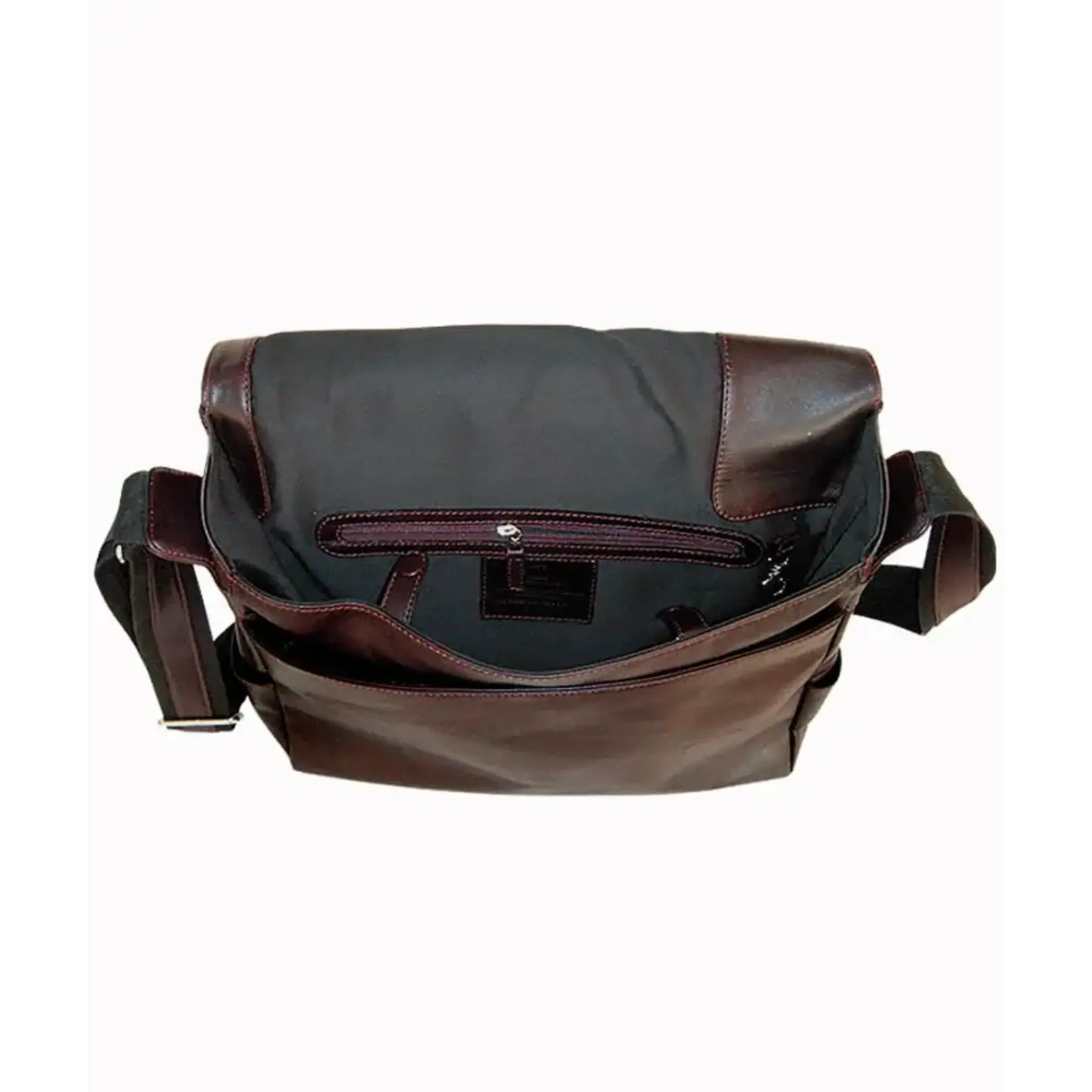 John Cole Ryan Messenger Bag Satchel Handbag Java