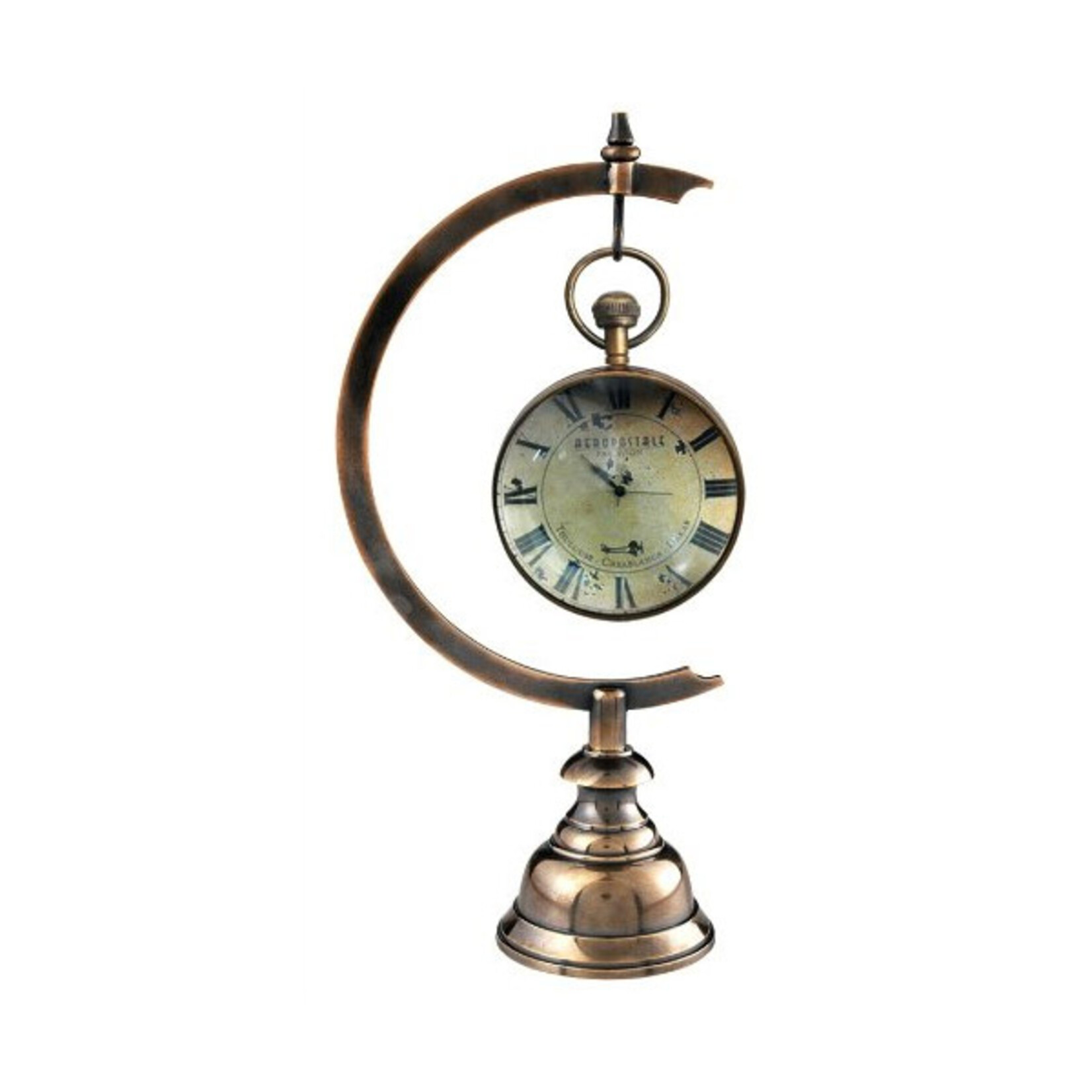 Authentic Models Stand For Eye of Time  Library Brass