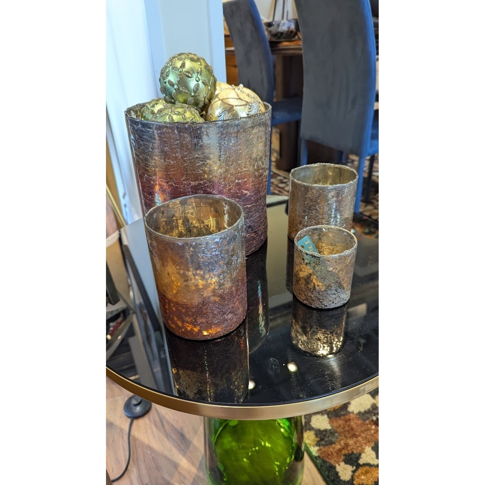 Tozai Candleholder Silver Gold