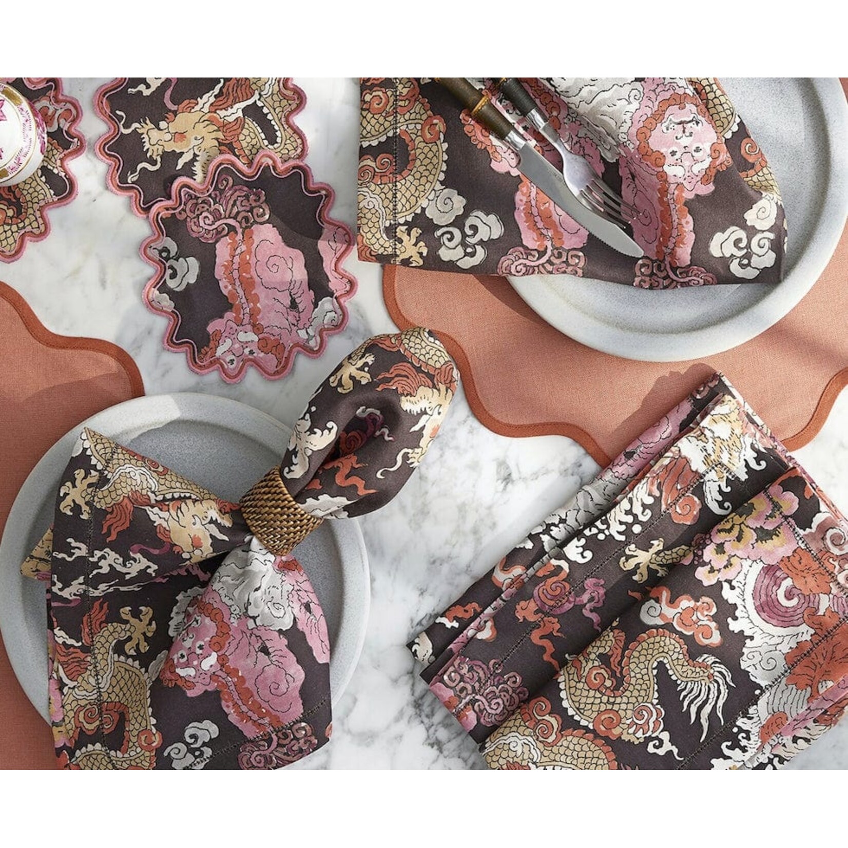 Matouk Magic Mountain Cocktail Napkin