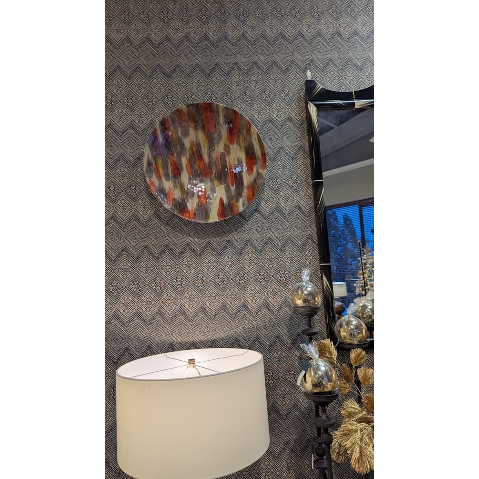 Napa Home and Garden Carnelian Decorative Plate