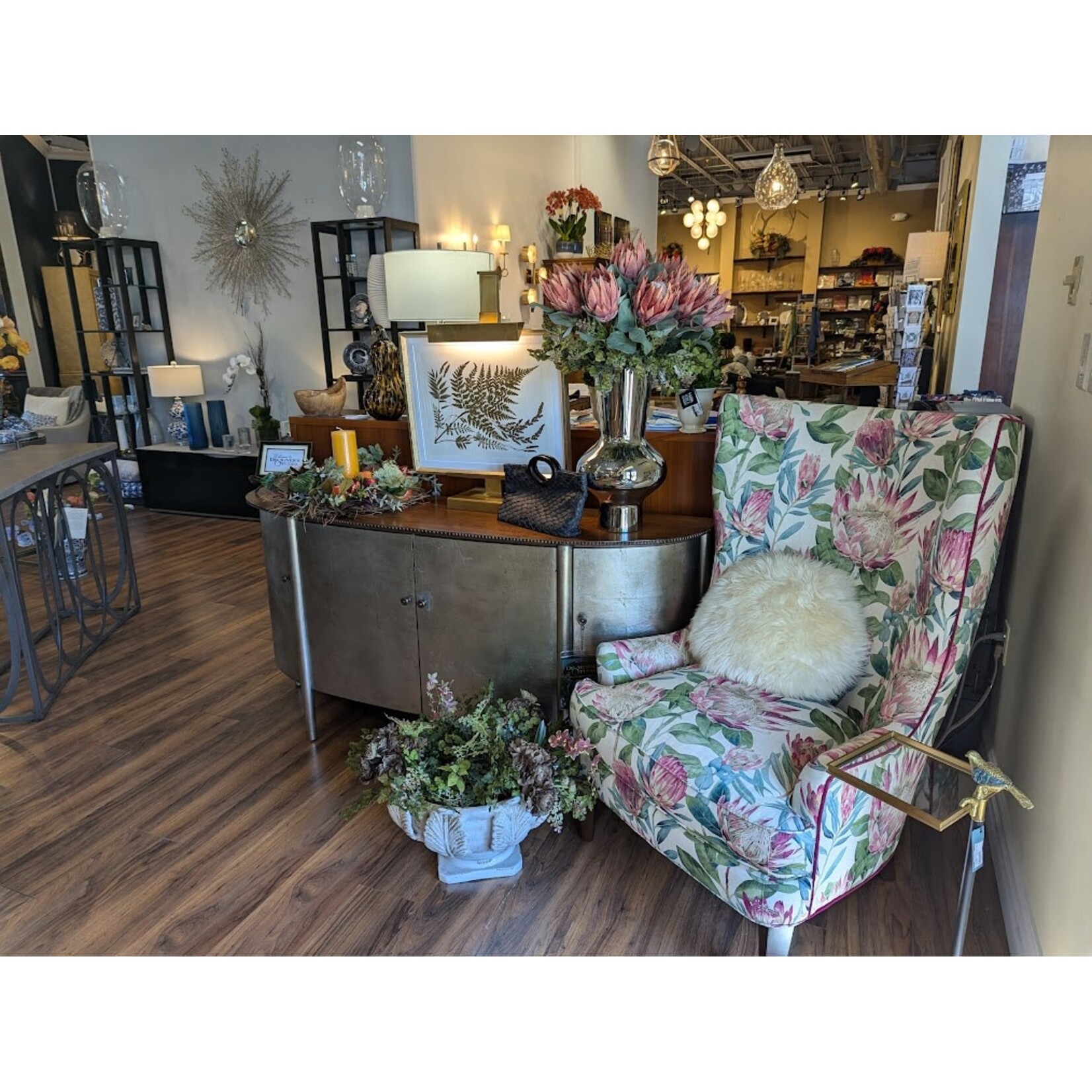 French Heritage Dian Large Buffet Silvered