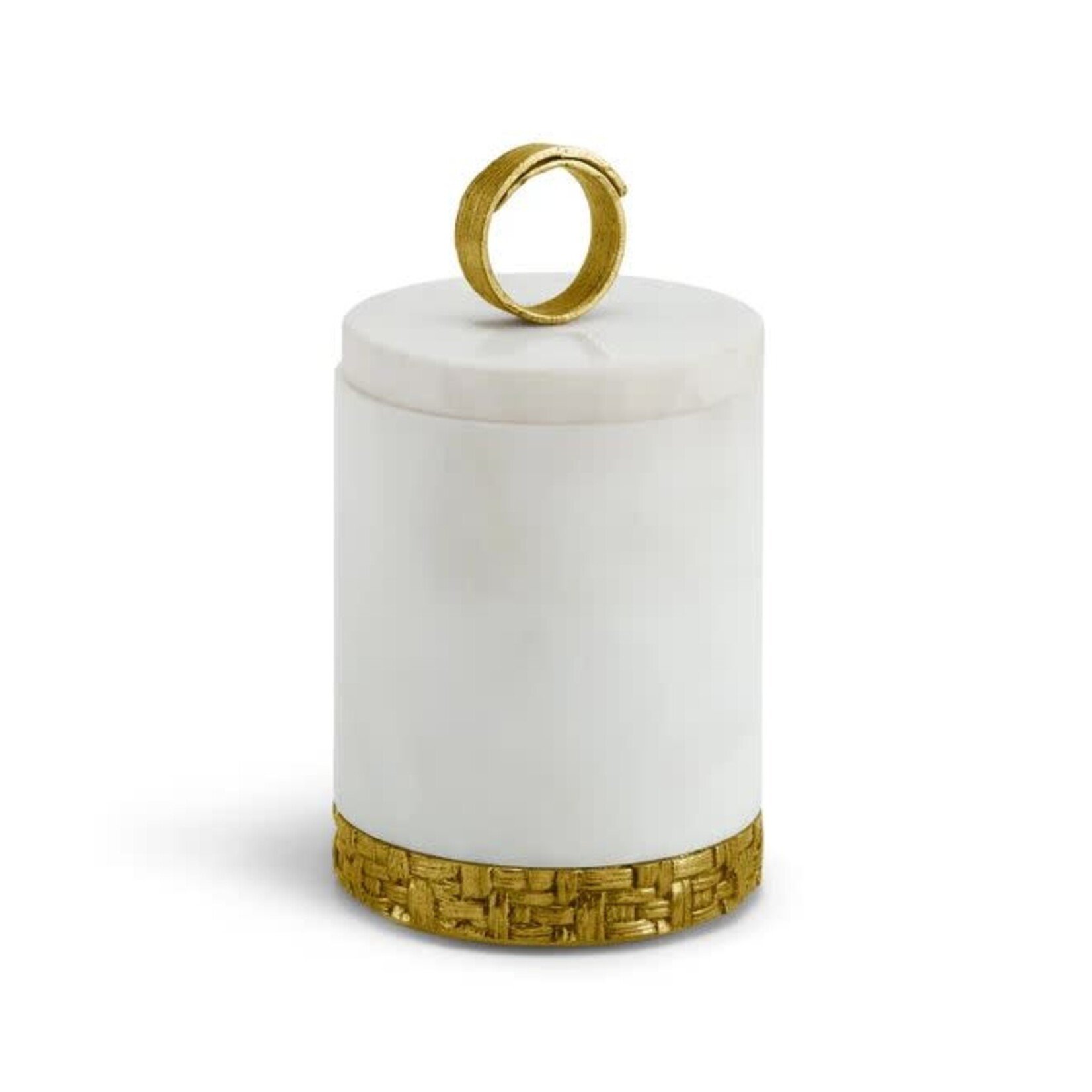 Michael Aram Palm Bath Collection Round Container