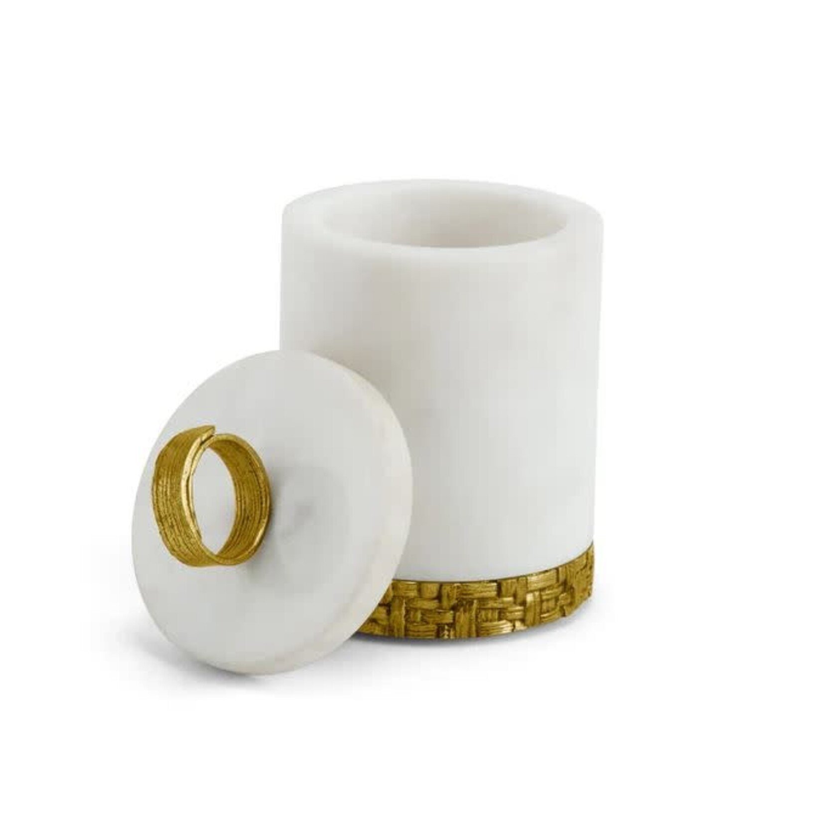 Michael Aram Palm Bath Collection Round Container