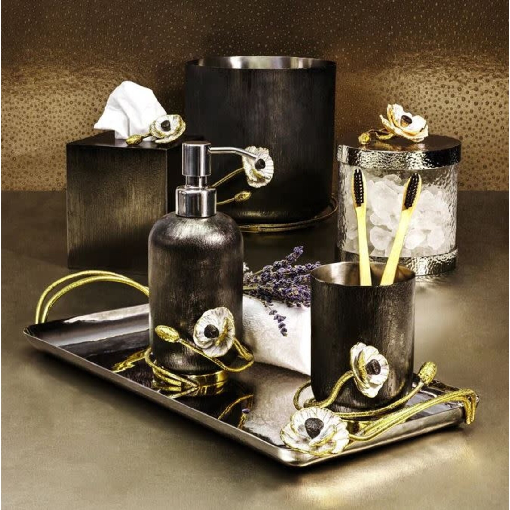 Michael Aram Anemone Bath Collection Soap Dispenser