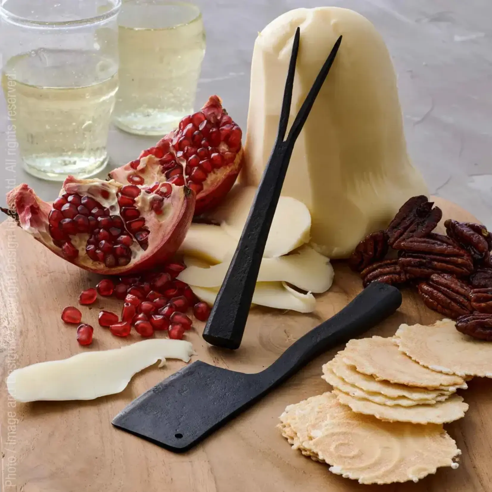 Texxture Forge Cheese Knife and Fork