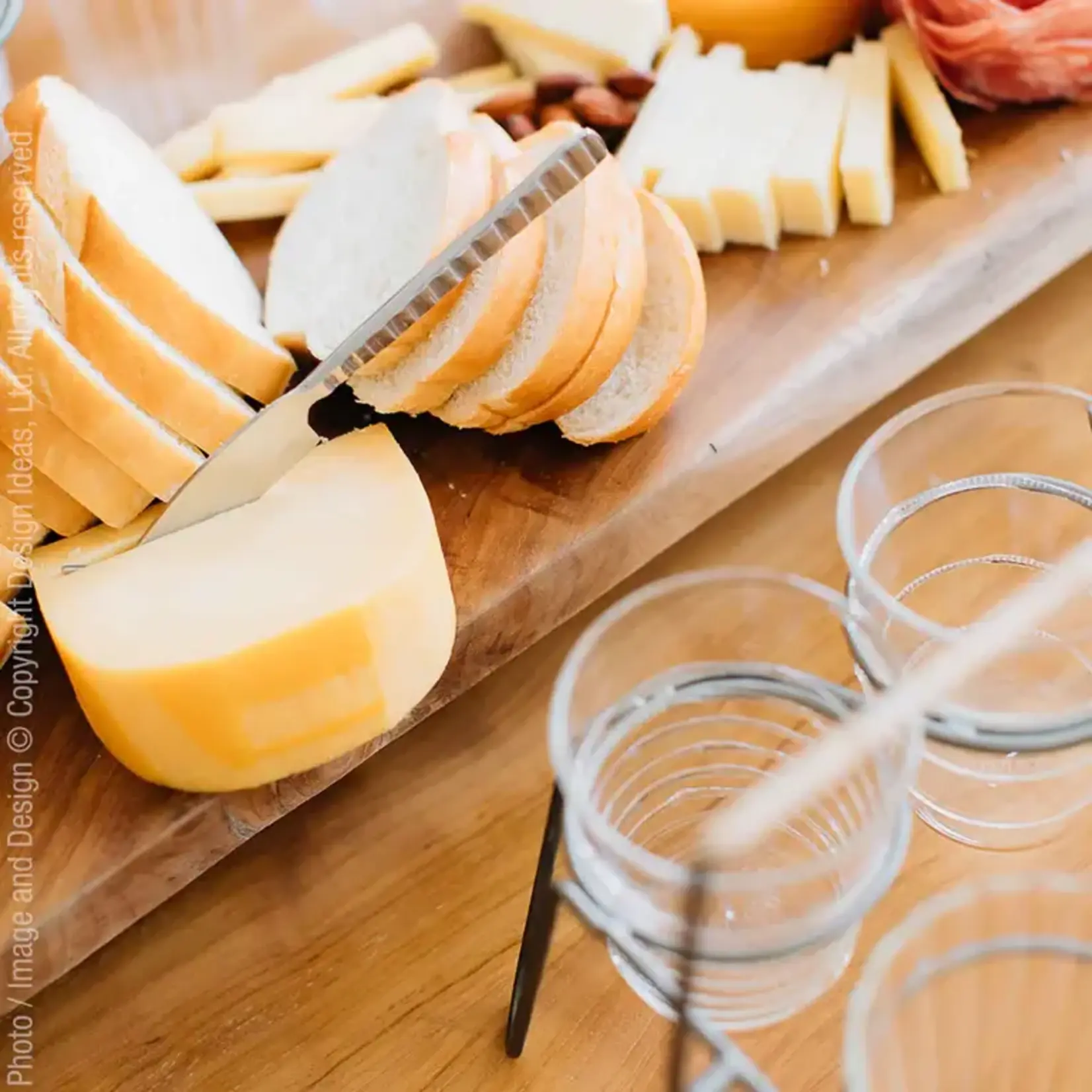 Texxture Ravine Hand Forged Stainless Steel Cheese Knives Set of 3