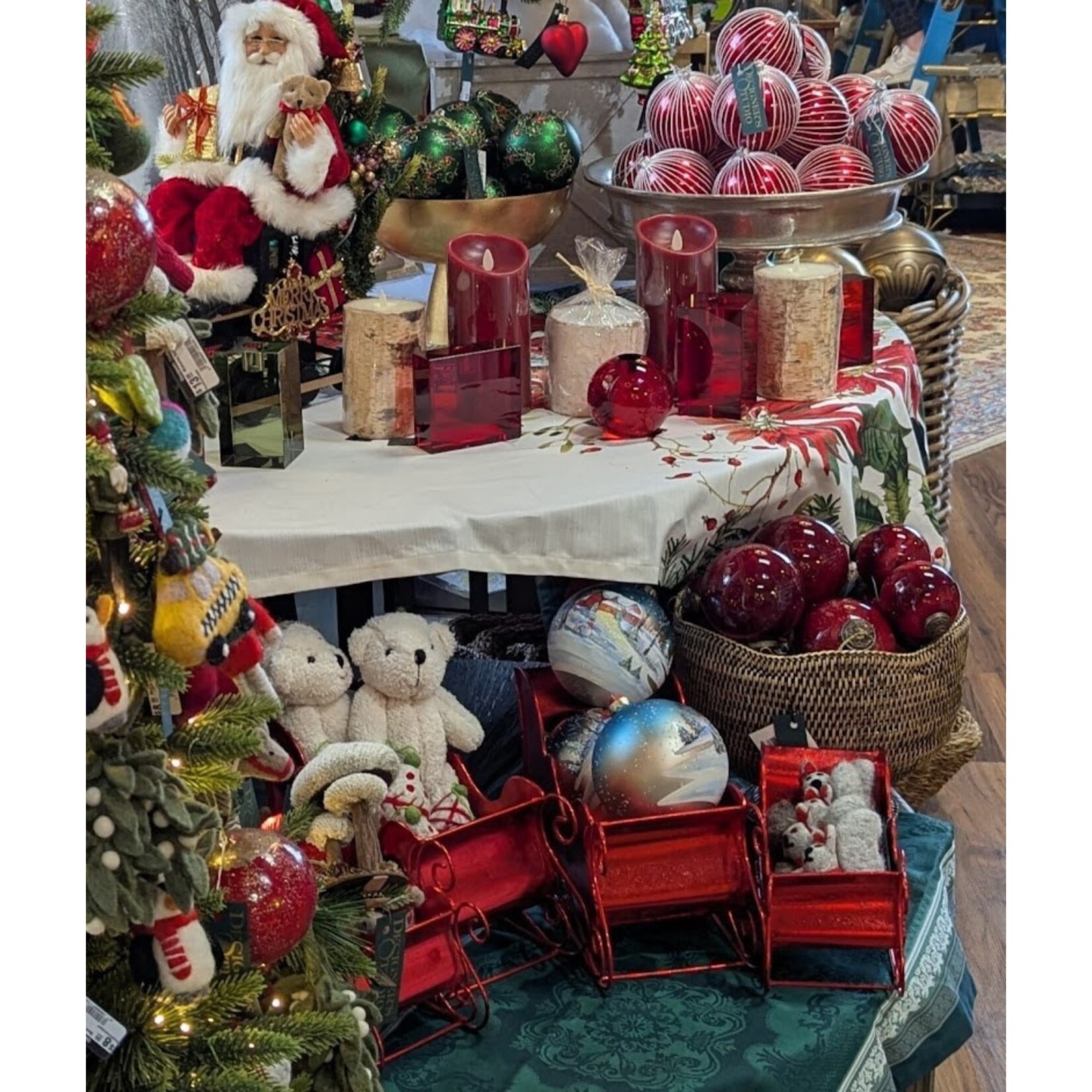 RAZ Imports Red Sleigh