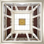 Trowbridge Gallery Interior Dome 1084 Hotel Riad Fes Framed Artwork 28x28