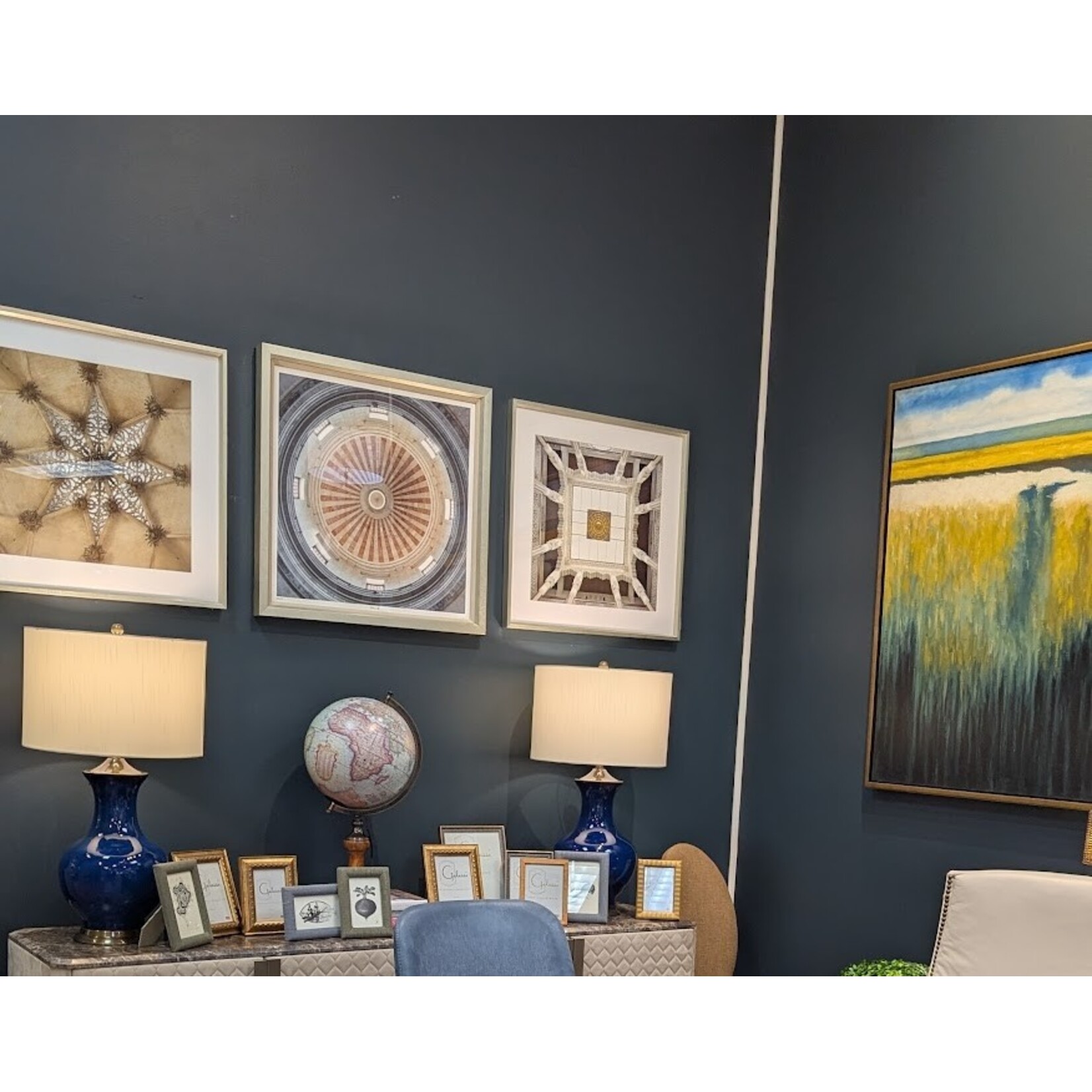 Trowbridge Gallery Interior Dome 1100 Chapel Constables Framed Artwork 28x28