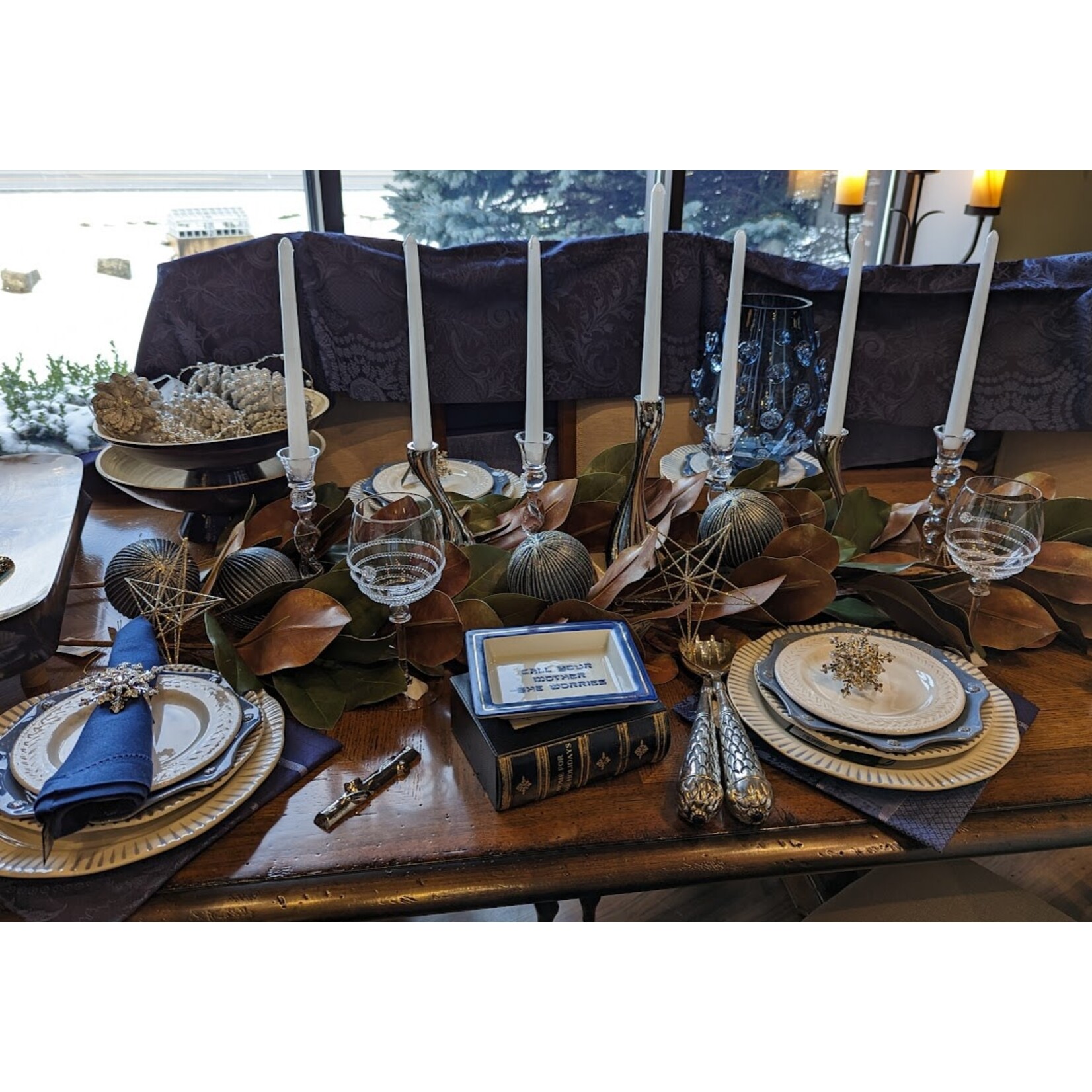 Two's Company Triton Serving Pieces Set of 2