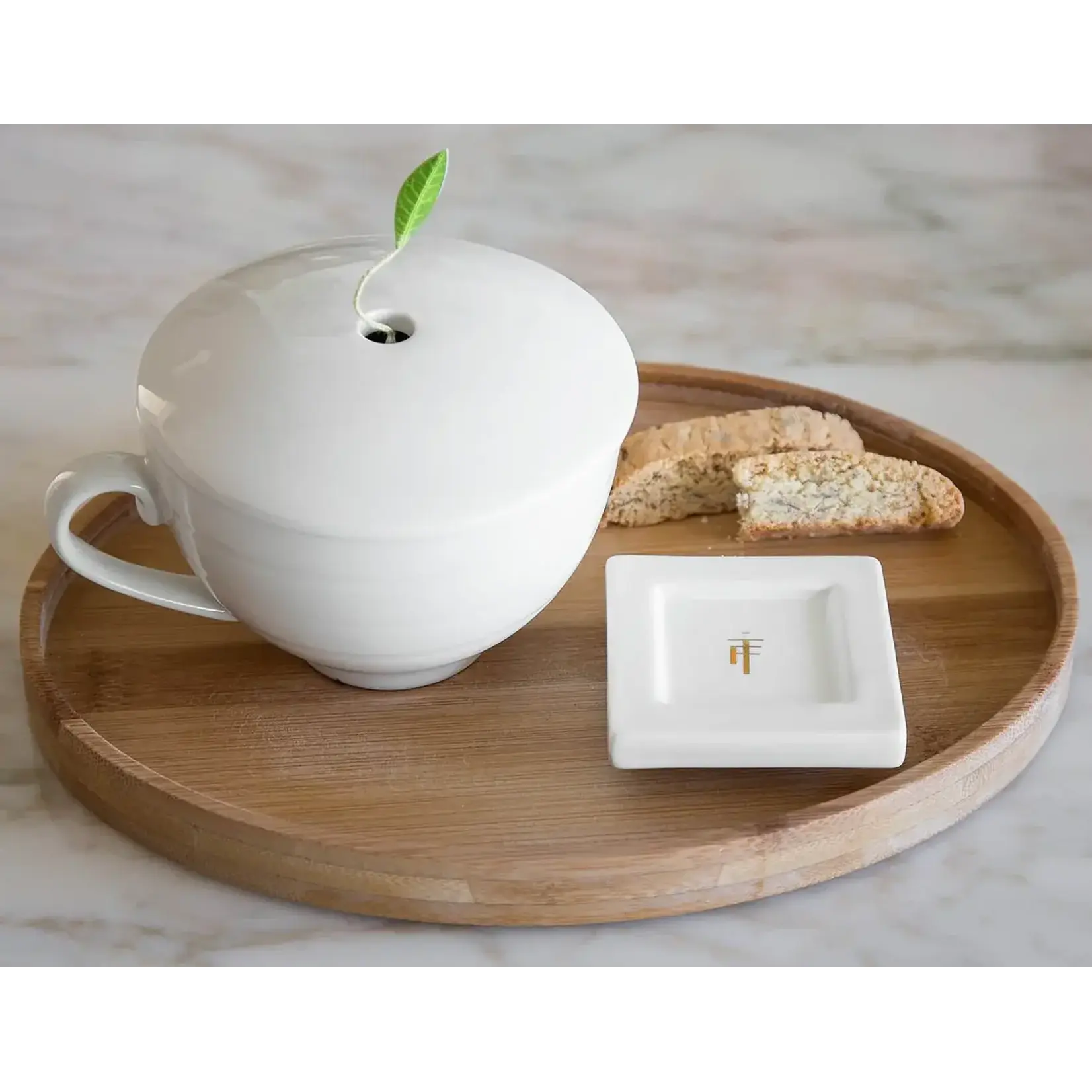 Tea Forte Oval Tray Bamboo