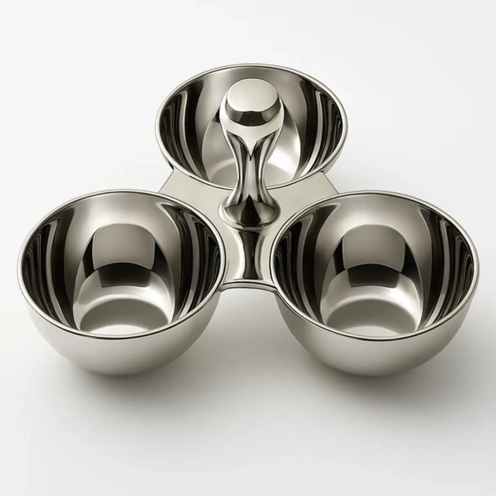 Corbell Silver Trio Hotel Silver Dish with Handle